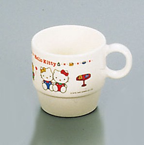 メラミンお子様食器　ニューハロー・キティ　カップ（白）