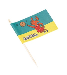 ランチ旗　バスケットボール（200本入）
