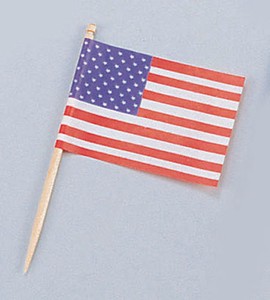 ランチ旗　アメリカ（200本入）