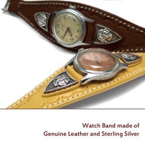Wristwatch sliver Jewelry Genuine Leather