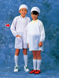 学童給食衣（ホワイト）SKV358