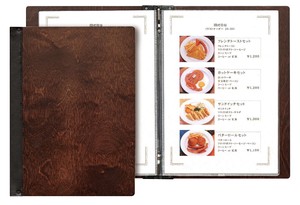 SHIMBI【シンビ】木製メニューブック