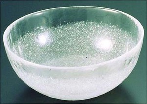 吉沼硝子　硝子和食器　白雪18　ソーメン鉢