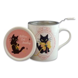 【Ribbon Cat】ハーブマグカップ　(ﾘﾎﾞﾝｷｬｯﾄ ｼﾞｭｴﾘｰ)