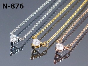 Cubic Zirconia Necklace/Pendant Necklace Mini Ladies'