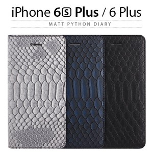 【★iPhone 6s Plus/6 Plus ケース】 手帳型 Matt Python Diary（マットパイソンダイアリー）