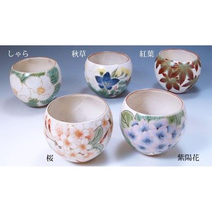 【京焼・清水焼】 花変り ＜お茶呑茶碗＞