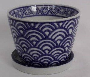 Object/Ornament Porcelain Seigaiha