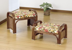 天然籐 籐製 ラタン らくらく 座椅子 2脚組