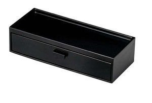 【マイン】ABS製箸箱・カスター黒　M10−975