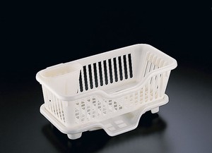 【サンコープラスチック】皿立て水切りかご　タテ型　NO.1