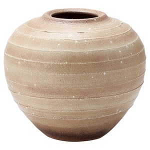 【信楽焼】砂泥風紋　花瓶