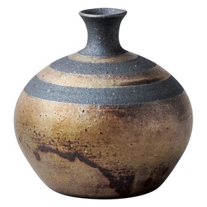 Shigaraki ware Flower Vase with Wooden Box