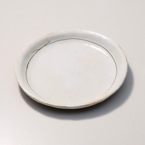 【信楽焼】鉄線タタラ　5.5寸丸皿