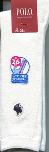 【グンゼ・POLO】26・32・36cm丈婦人ハイソックス3色（スーピマ綿混)