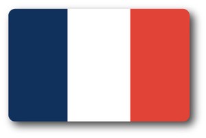 SK-230 国旗ステッカー フランス（FRANCE） 国旗100円ステッカー スーツケースステッカー