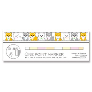 ONE POINT MARKER　751051　柴犬マーカー