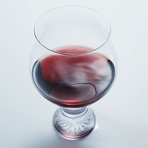红酒杯 花 玻璃杯 日本制造