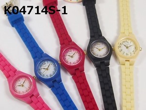 Analog Watch Silicon Ladies' Made in Japan