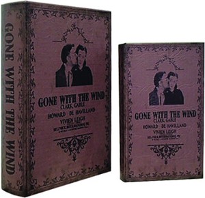 【送料無料】ブックボックス『GONE WITH THE WIND』ブック型収納ボックス/小物入れ/アメリカン雑貨
