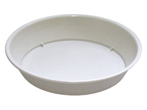 【植木鉢の受け皿です】ビオラデコ受皿 8号 ホワイト