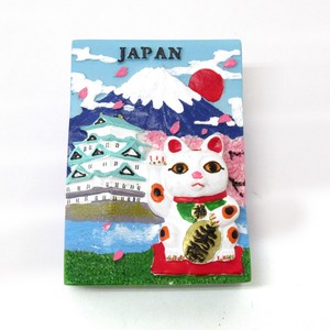 Magnet/Pin Beckoning Cat Japanese Sundries