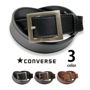 Belt CONVERSE Stitch Genuine Leather Ladies' Men's 3-colors