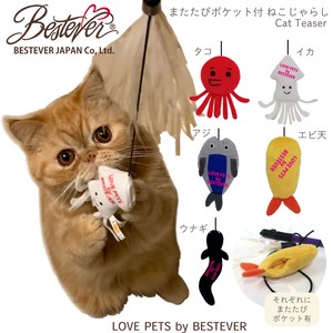 猫じゃらし 猫用 ペットトイ| LOVE PETS by BESTEVER | マタタビポケット付
