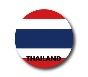 国旗缶バッジNO. CBFG-038　THAILAND（タイ）