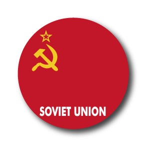 国旗缶バッジNO. CBFG-064　SOVIET UNION（ソビエト連邦）