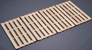 桐四つ折りすのこベッド(長板タイプ) ＜日本製＞