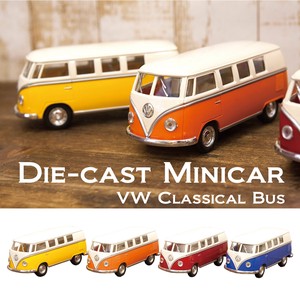 ダイキャストミニカー(M)[1962 VW Classical Bus (Ivory Top)1/32]【ロット12台】