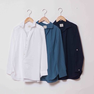 Button Shirt/Blouse Spring/Summer Natural Made in Japan