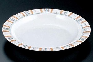メラミン「バジル」　24cmスープ皿
