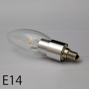 【値下げ】LED電球【3W/E14水雷型シャンデリア電球】電球色