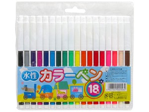 Marker/Highlighter Water-based Sign Pen 18-colors