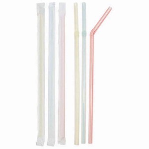 Paper Packed Drinking Straws 80P [M]