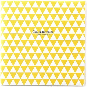 【フリーアルバムS yellow triangle】雑貨 誕生日 卒業 ギフト アルバム 日本製