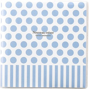 【フリーアルバムS blue dot】雑貨 お祝い 誕生日 記念日 ギフト アルバム 日本製