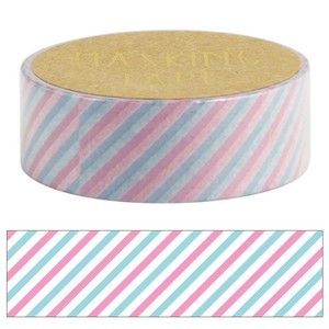Washi Tape Diagonal Stripe Tricolor Washi Tape Stationery M