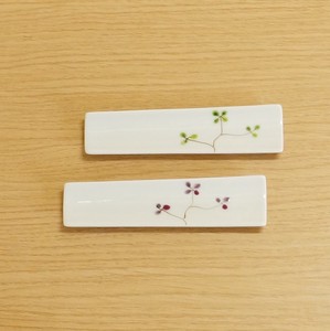 Chopsticks Rest Arita ware Clover Made in Japan