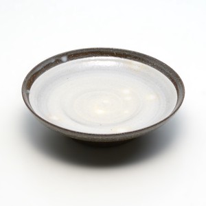 【信楽焼】白釉焼〆　菓子鉢