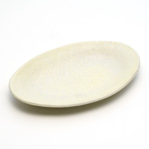 【信楽焼】白樺　27cm楕円皿