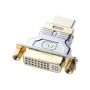 HDMI変換アダプタ DVI29pin(DVI-I)メス-HDMIオス AD-HD01