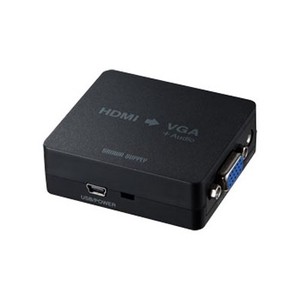 HDMI信号VGA変換コンバーター 給電用USBケーブル付 VGA-CVHD1