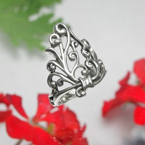 Silver-Based Plain Ring Design sliver Butterfly Rings