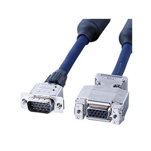 ディスプレイ延長ケーブル 複合同軸ケーブル アナログRGB フェライトコア付 7m KB-CHD157FN