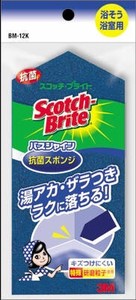 スリーエムジャパン　スコッチ・ブライト　バスシャイン抗菌スポンジ　BM‐12K 【 掃除用品 】