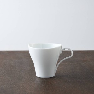 深山(miyama.) foret-フォレ- コーヒーカップ 白磁[日本製/美濃焼/洋食器]