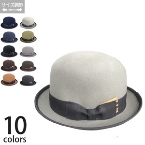 帽子/帽子 メンズ/帽子 レディース/帽子 秋冬/フェルトハット/ボーラーハット/グログラン巻きボーラー